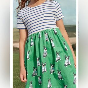 Mini Boden Black and White Casual Sundress